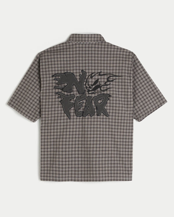 Men's Boxy Short-Sleeve No Fear Graphic Shirt | Men's Clearance
