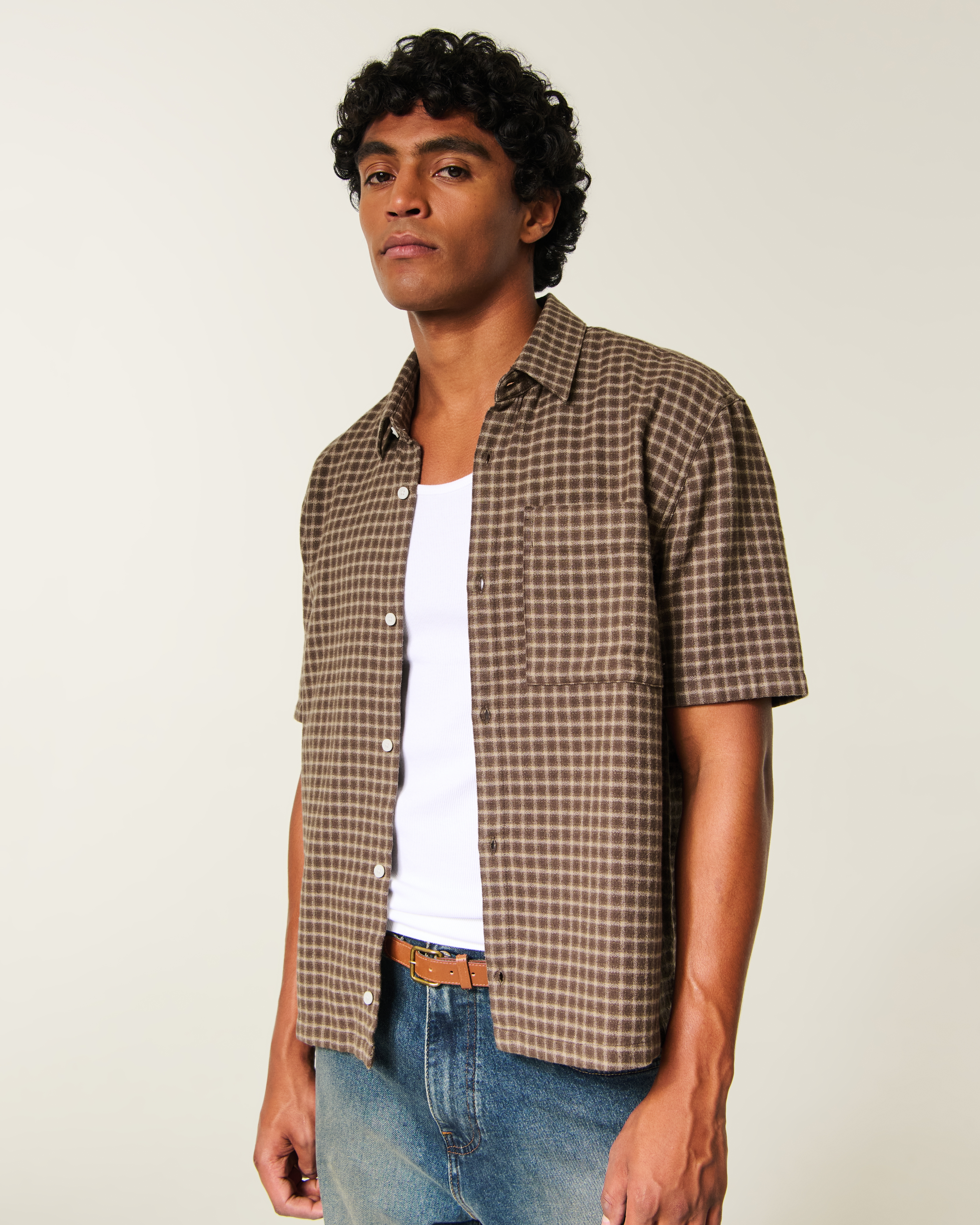Boxy Short-Sleeve Shirt