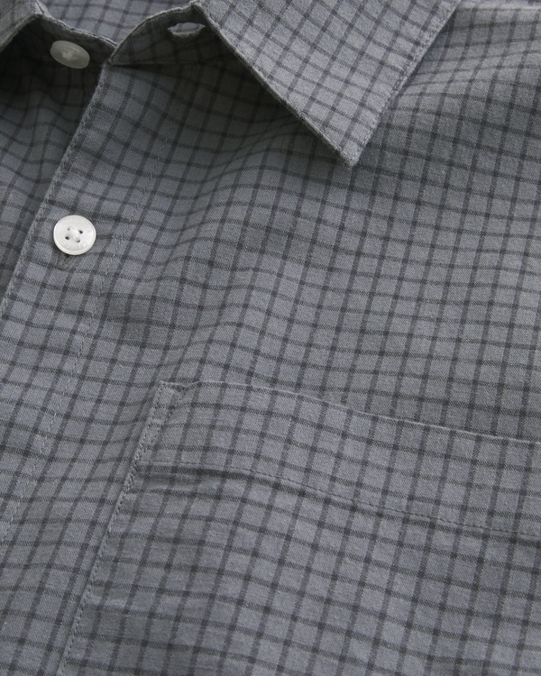 Men's Boxy Short-Sleeve Check Shirt | Men's New Arrivals