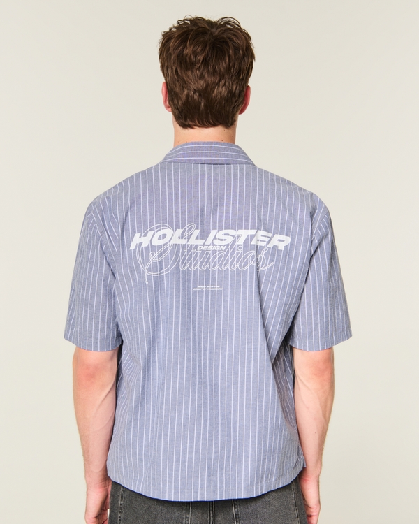 Men's Boxy Short-Sleeve Logo Graphic Shirt | Men's Tops