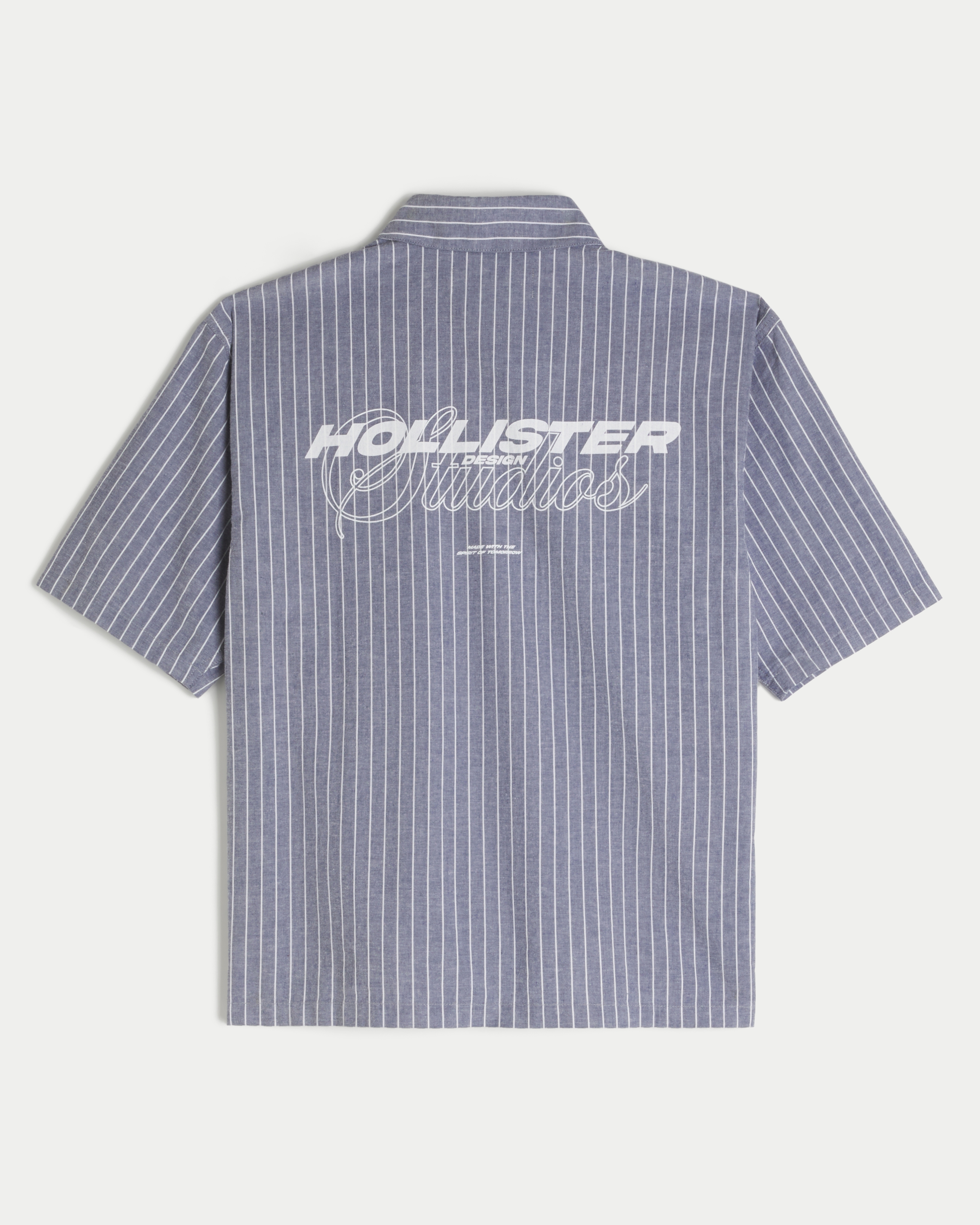 Boxy Short-Sleeve Logo Graphic Shirt