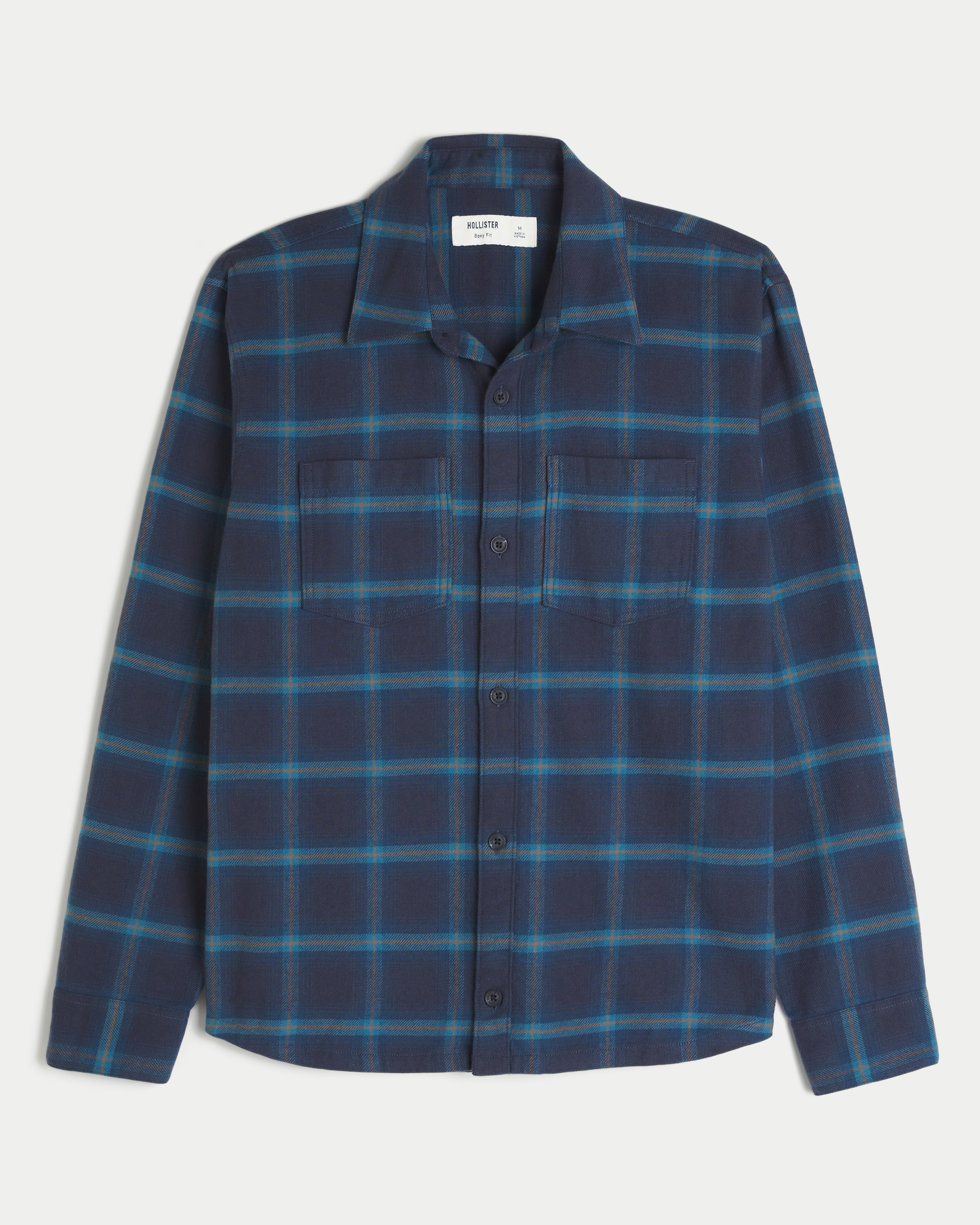 Boxy Flannel Shirt