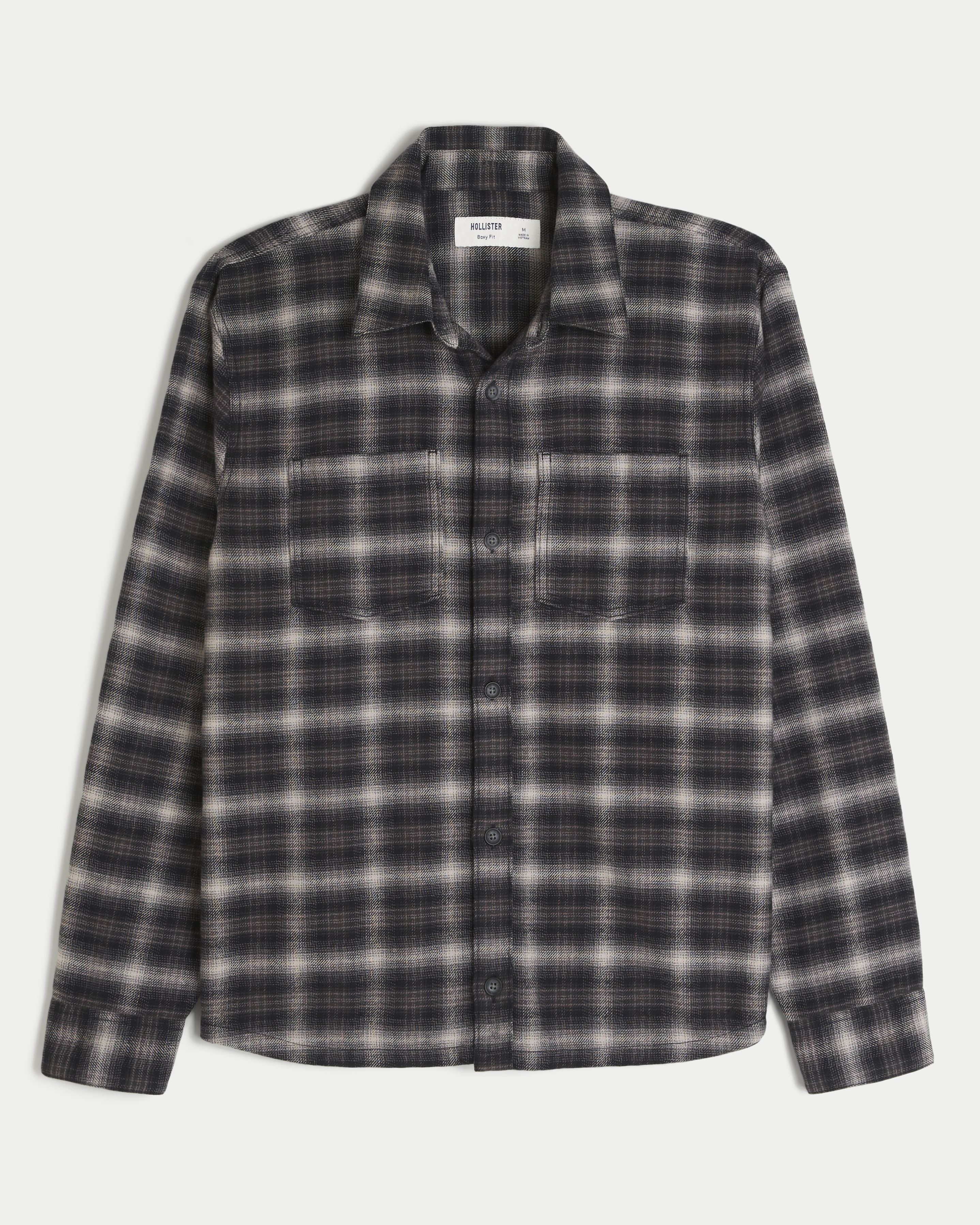 Boxy Flannel Shirt