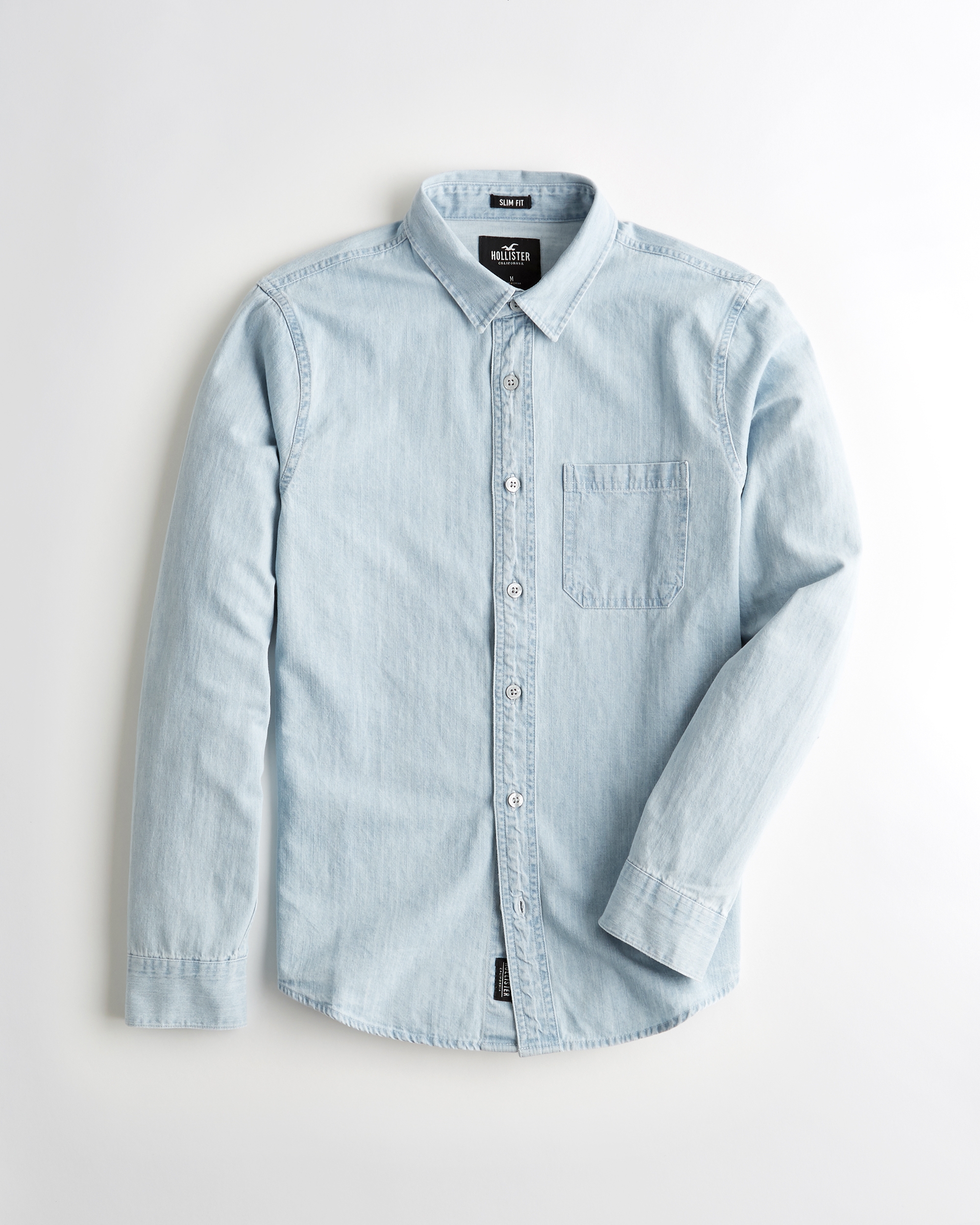 hollister jean shirt