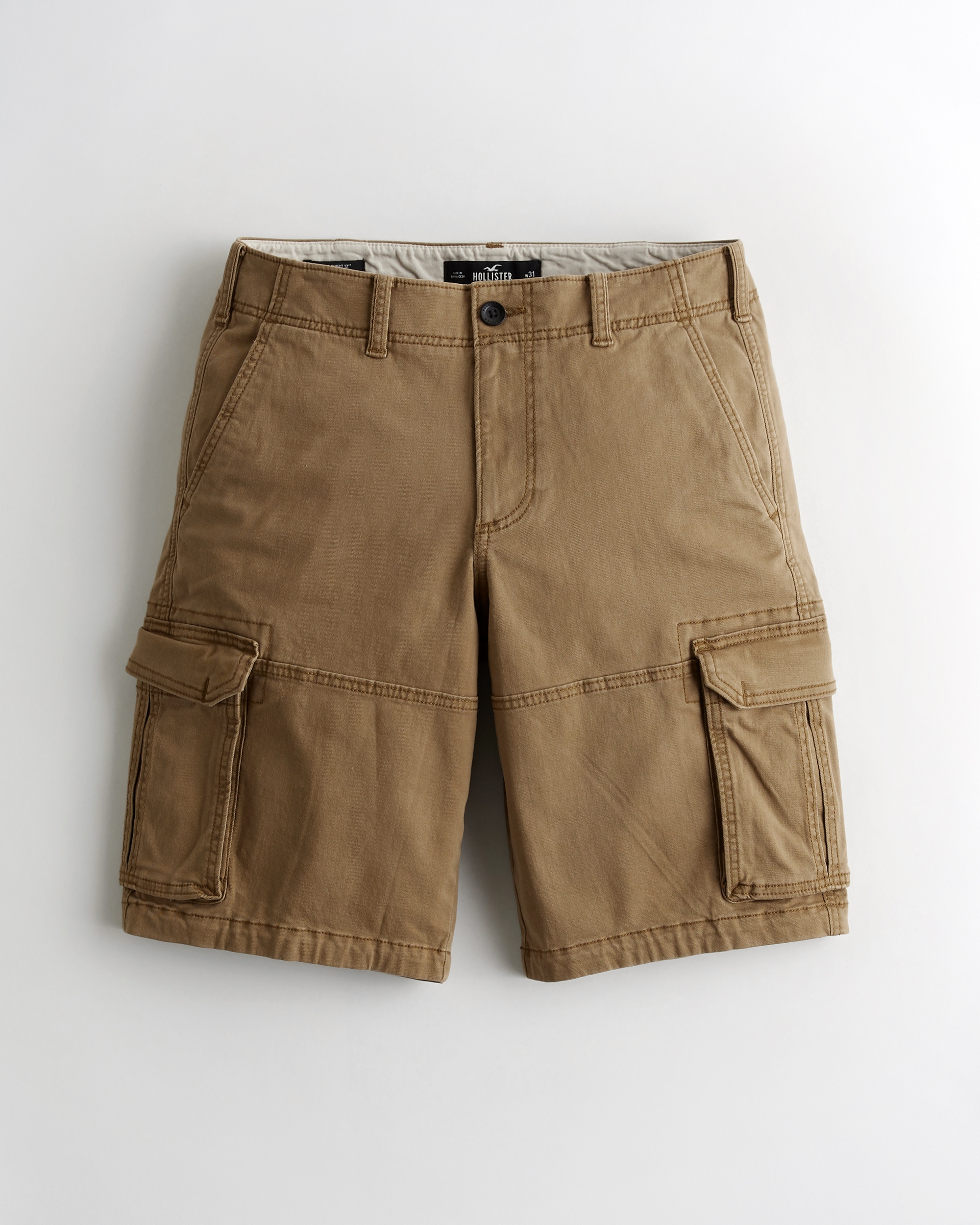 hollister khaki shorts mens