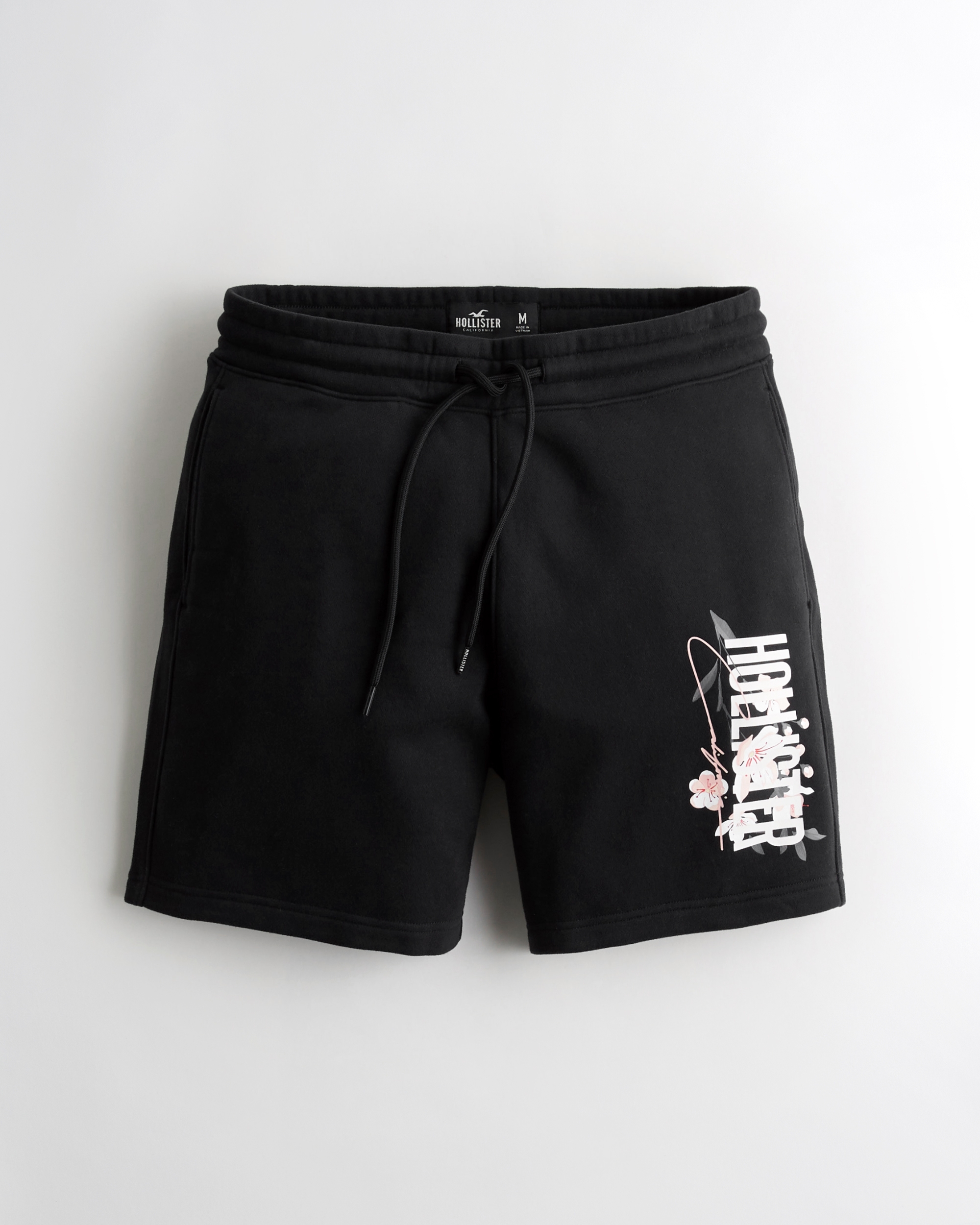 hollister mens fleece shorts