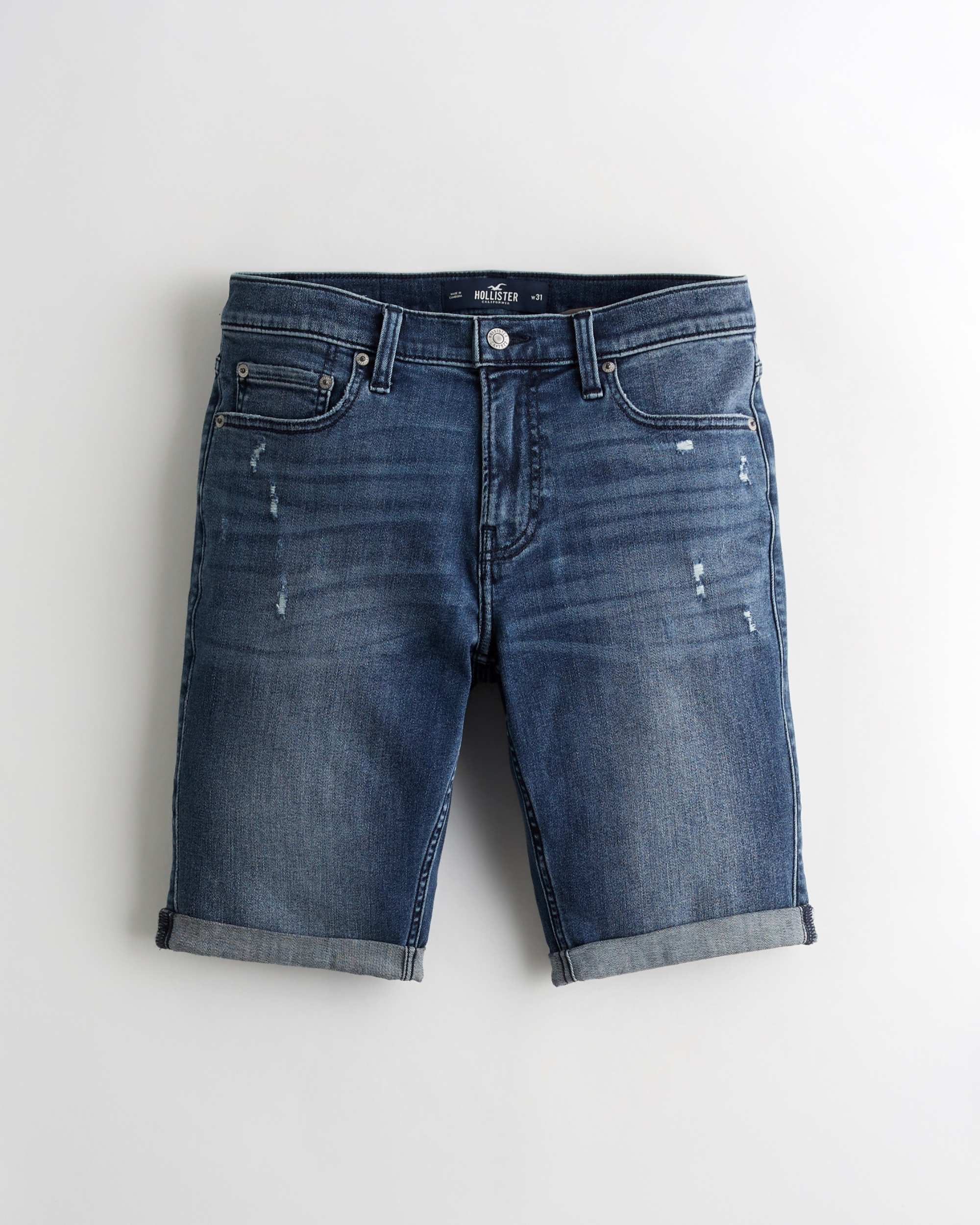 hollister denim shorts