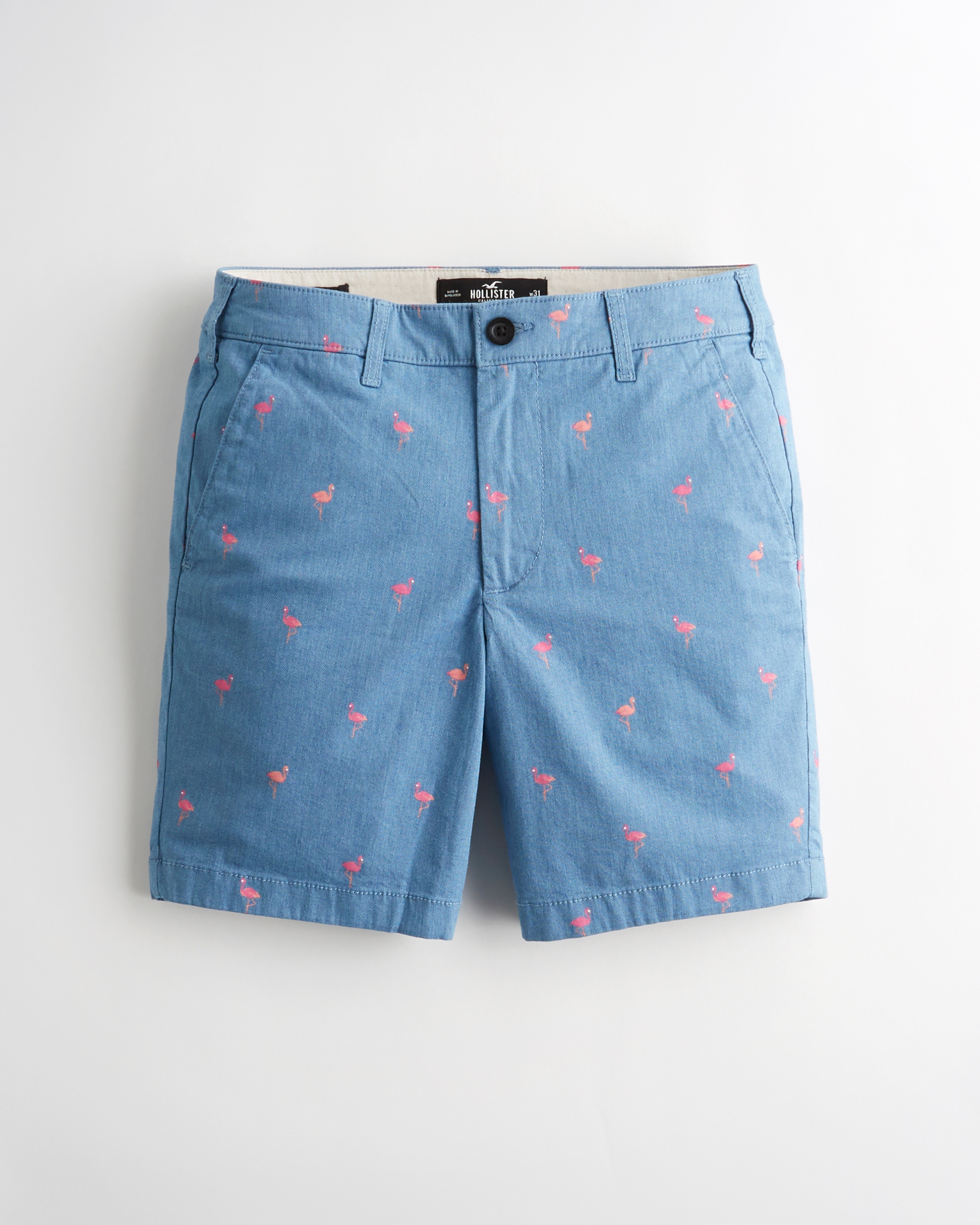 hollister jean shorts mens