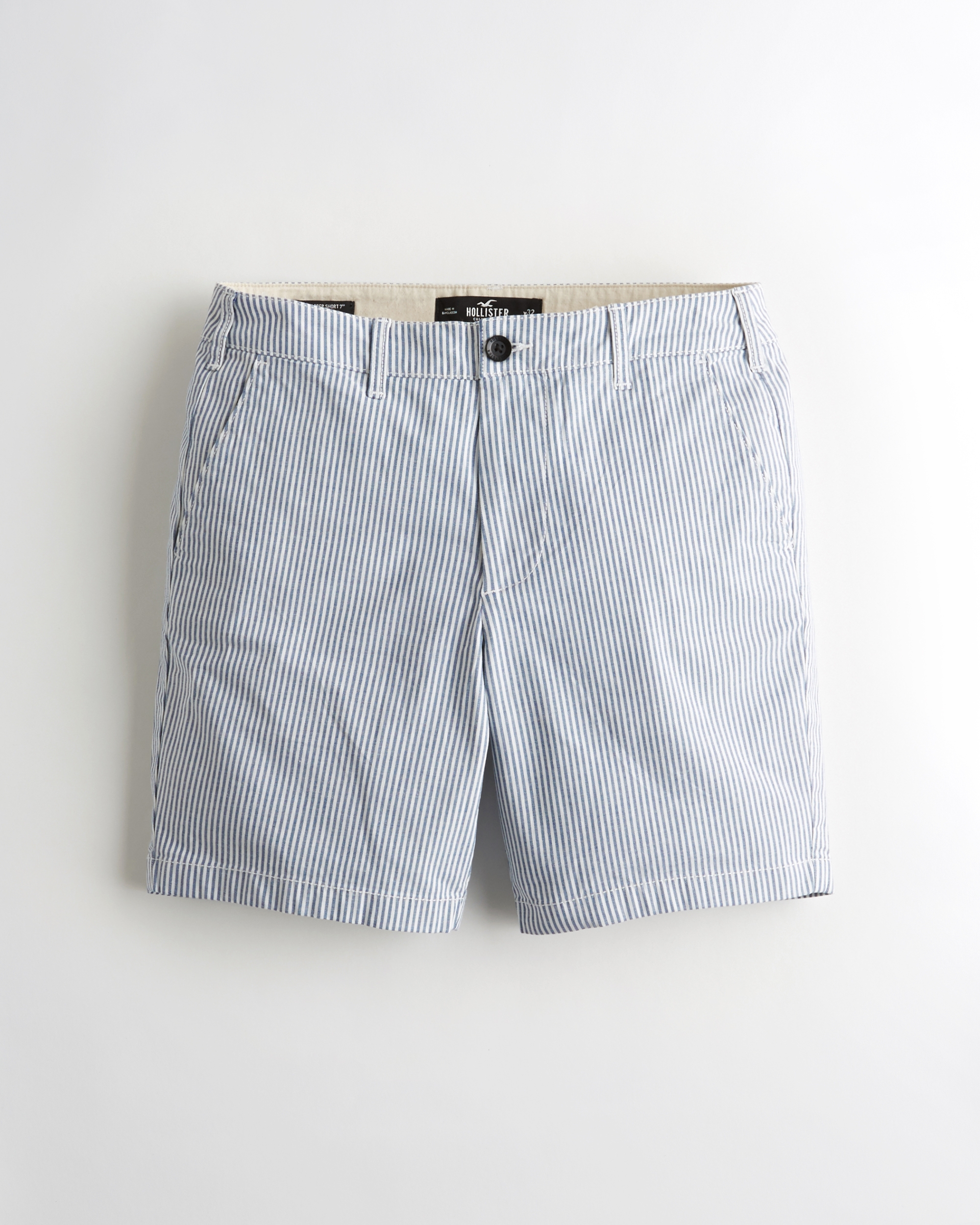 blue hollister shorts