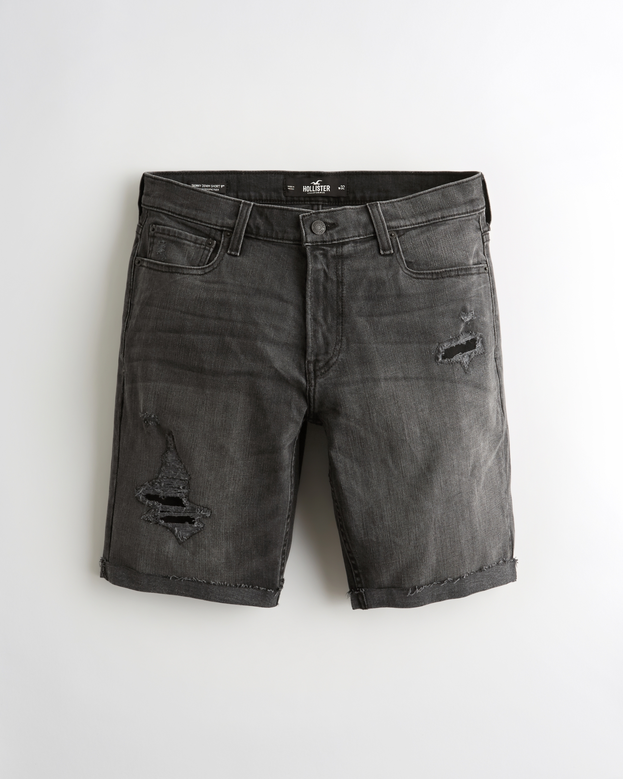 hollister short jeans length