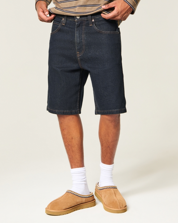 Baggy Jean Shorts, Rinse view 2
