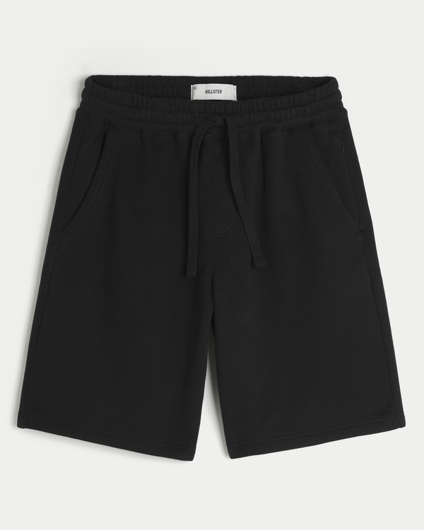 At-the-Knee Baggy Fleece Shorts