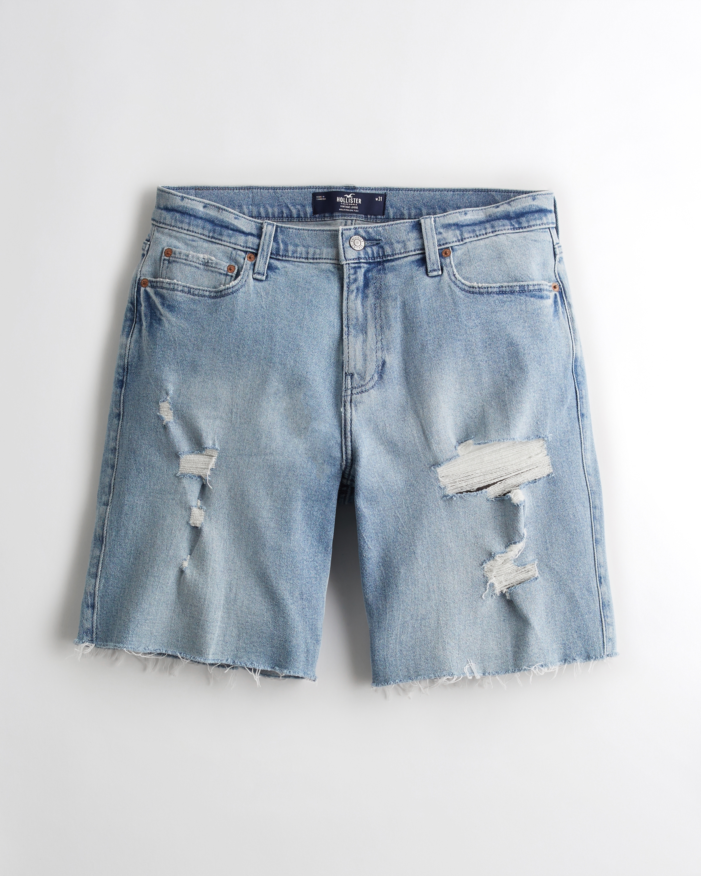 Vintage Loose Denim Shorts