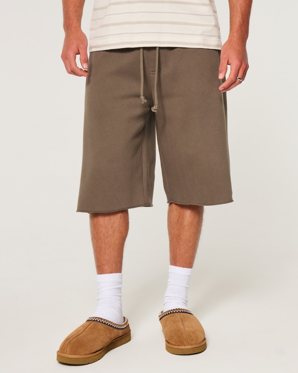パンツ Private Brand by S.F.S / Baggy Shorts Men's Fleece Super Baggy Shorts | Men's Bottoms | HollisterCo.com