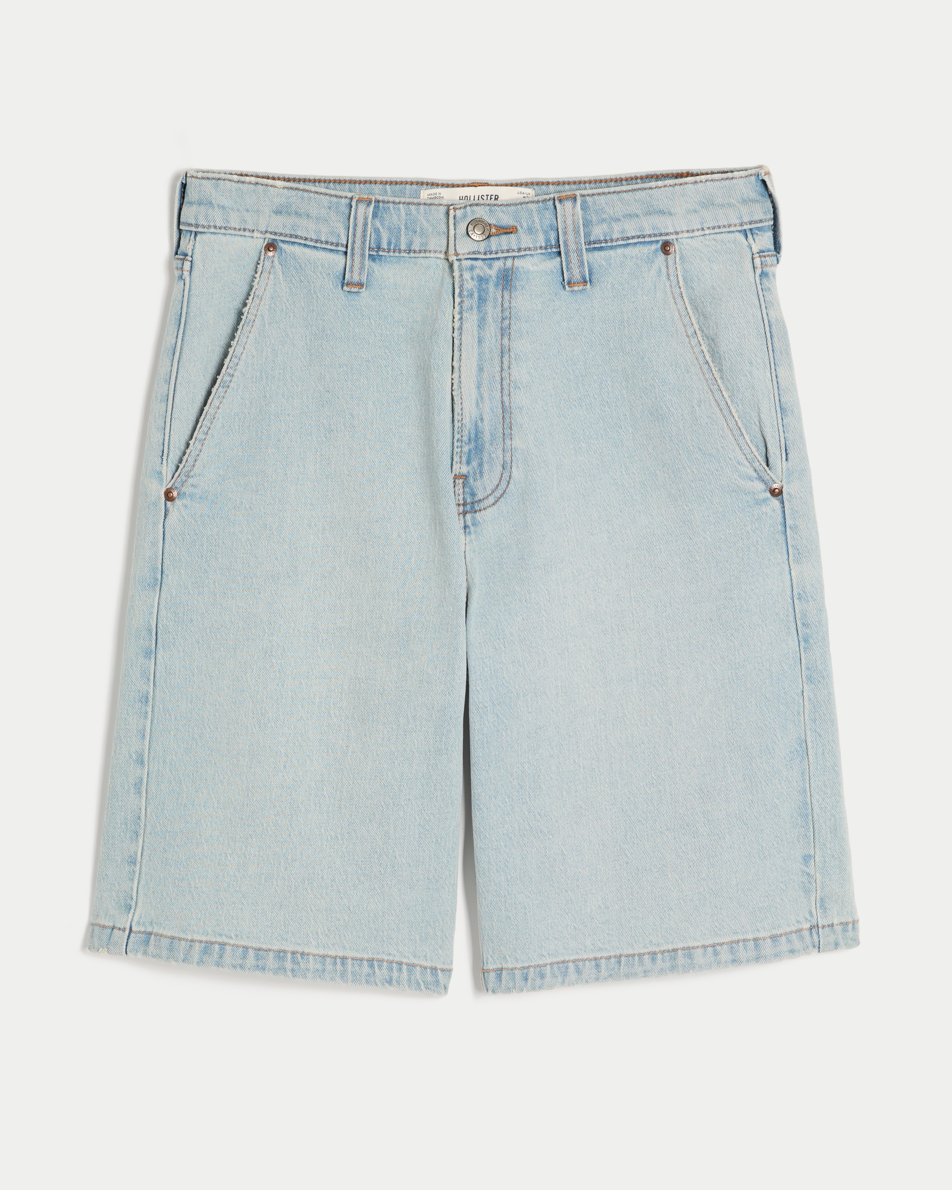 Baggy Comfort Jean Shorts