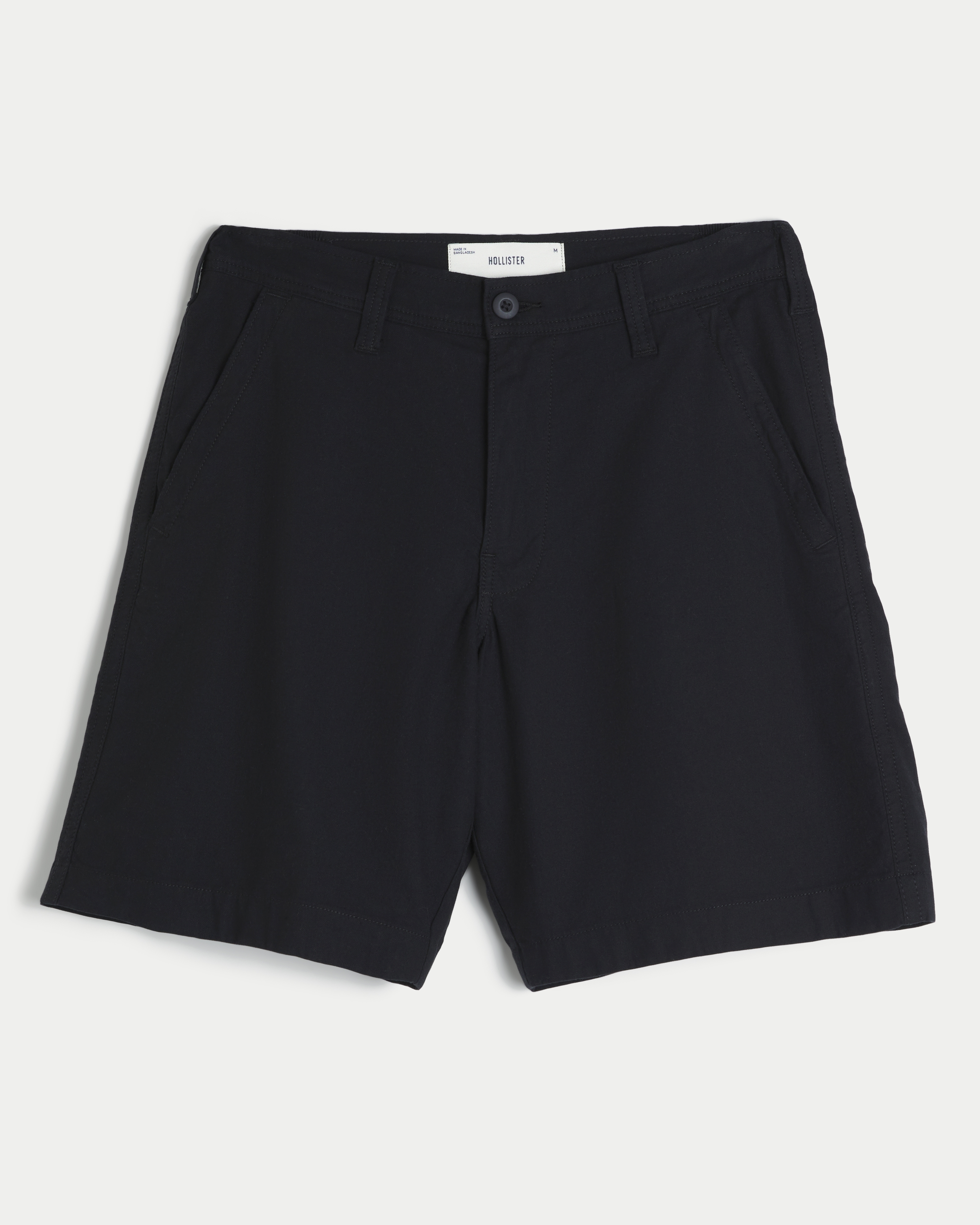 At-the-Knee Comfort Linen-Blend Shorts