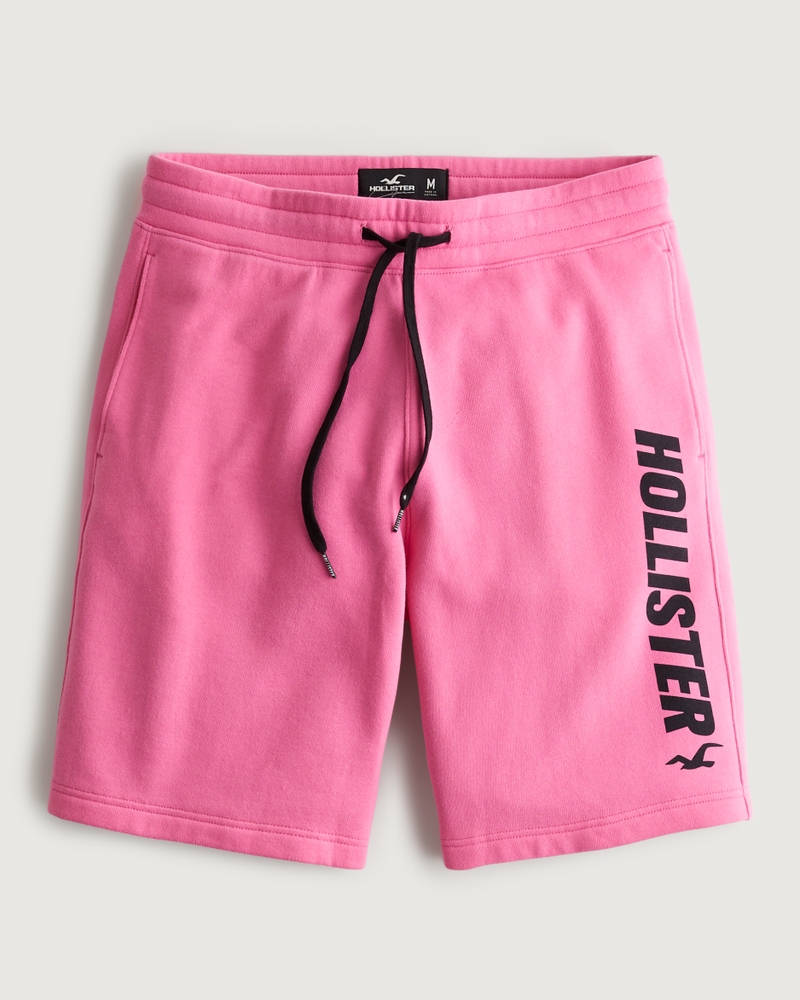 Hollister FLEECE LOGO GRAPHIC SHORTS