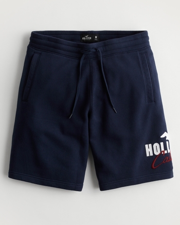Hollister fleece shorts mens store