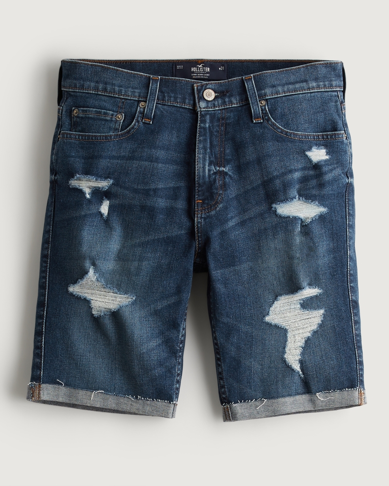 Hollister men's denim shorts sale