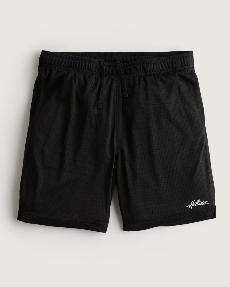 Hollister 5 pack contrast logo boxer briefs in black