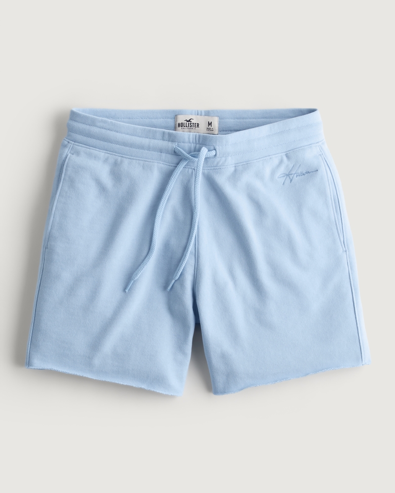 Men's Terry Fleece Logo Shorts 5