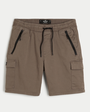 Men's Twill Cargo Jogger Shorts 7" Men's Bottoms