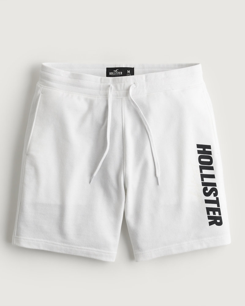 Men's Color Change Fleece Logo Graphic Shorts 7 | Men's Up To 50% Off  Select Styles | HollisterCo.com