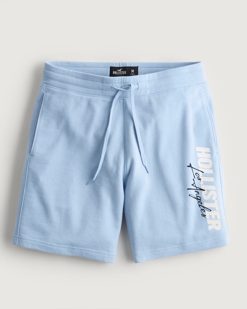 Color Change Fleece Logo Graphic Shorts 7