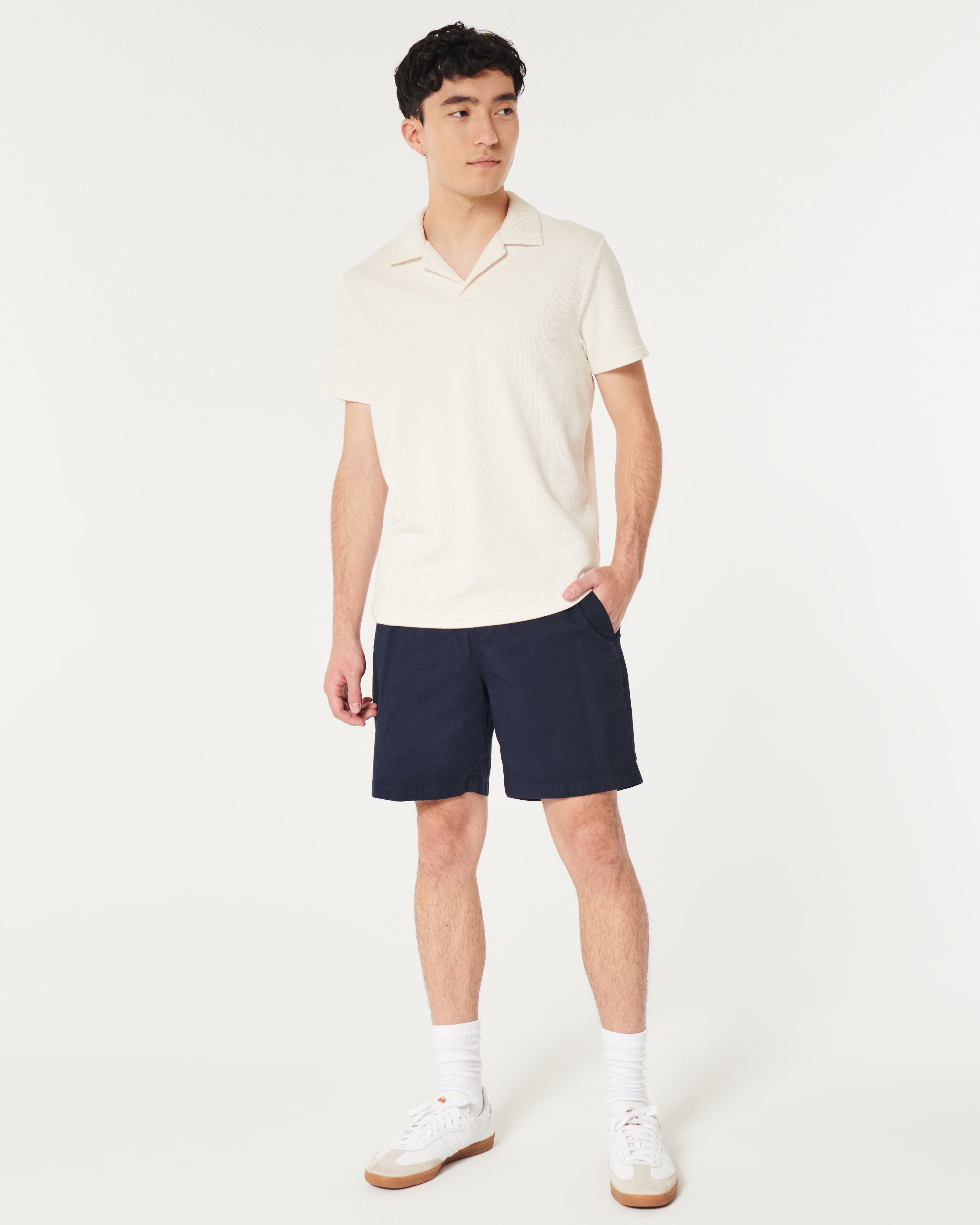 Twill jogger online shorts