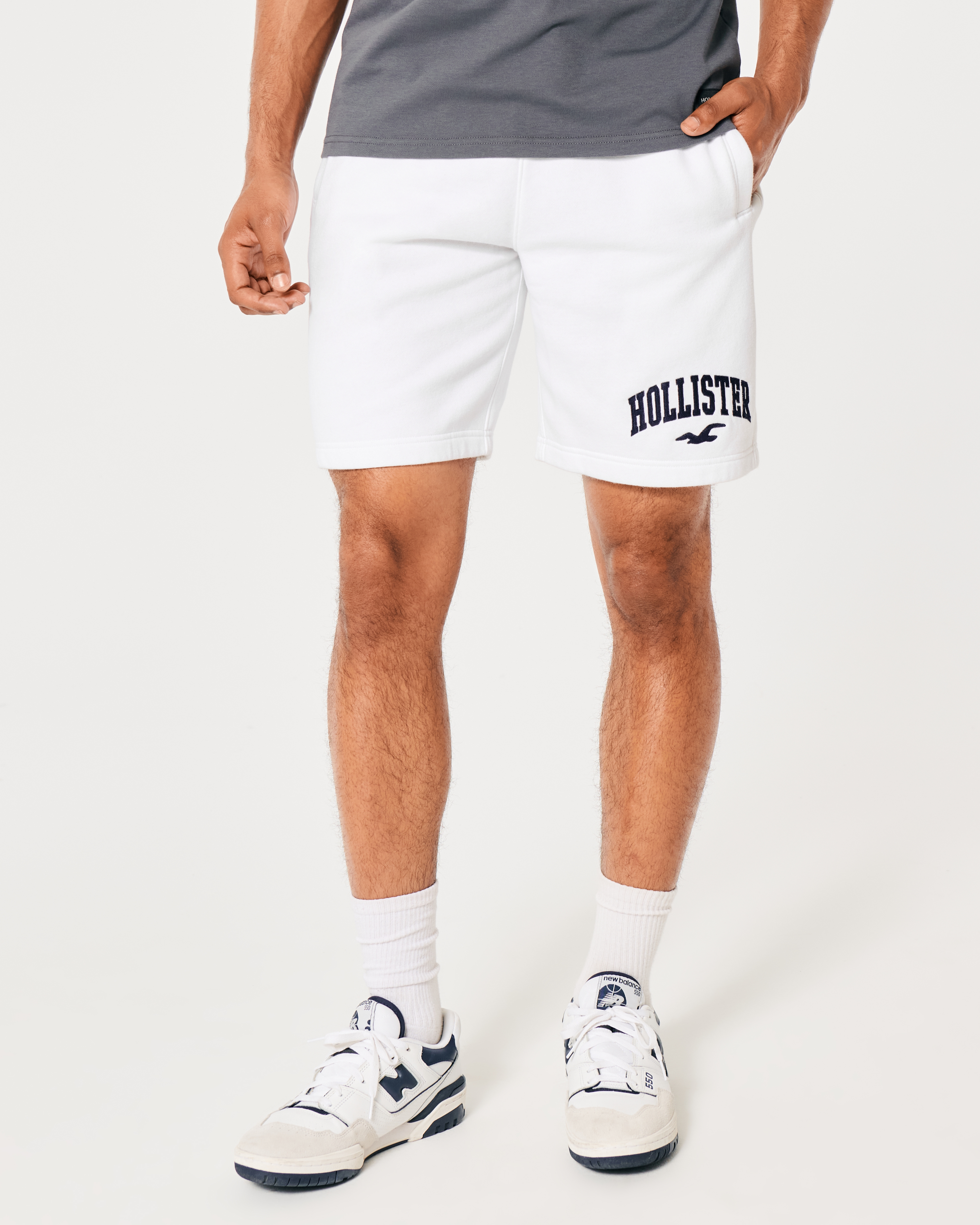 Men s Fleece Logo Shorts 9