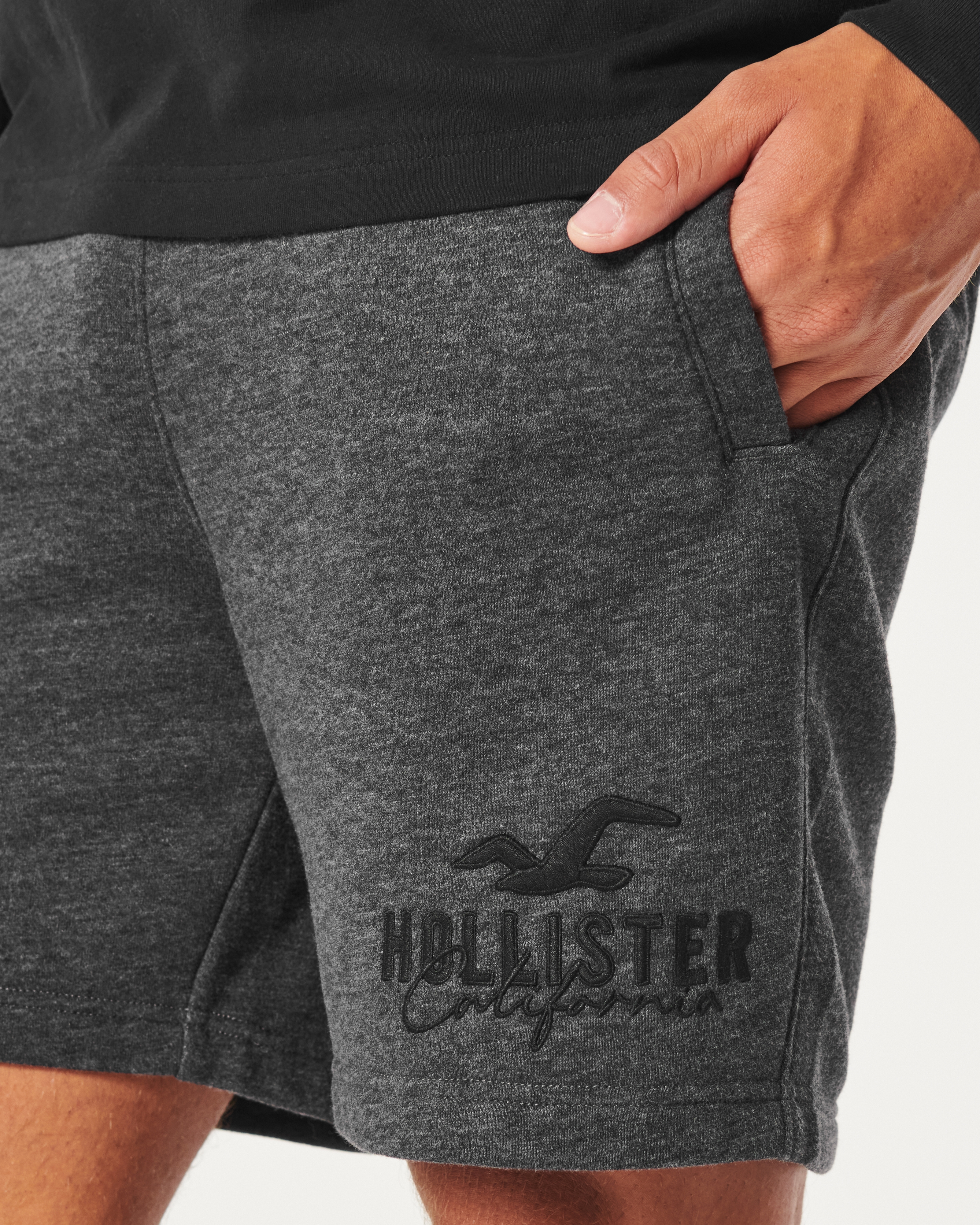 Hollister mens sale fleece shorts