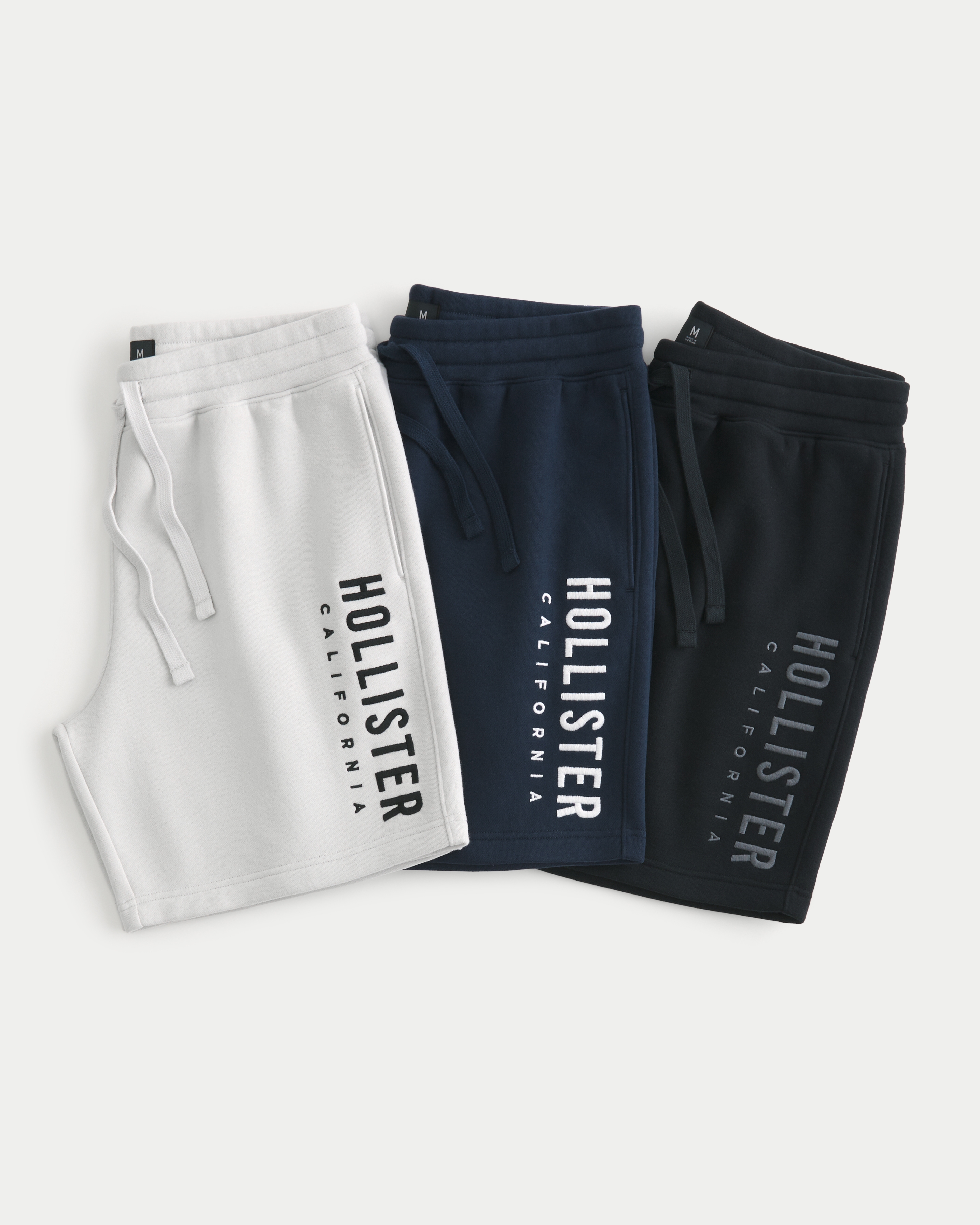 7" Fleece Logo Graphic Shorts 3-Pack