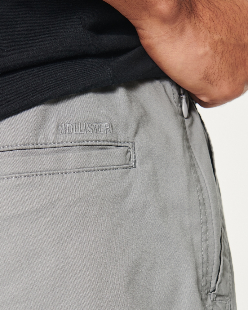 Twill Pull-On Shorts 7"