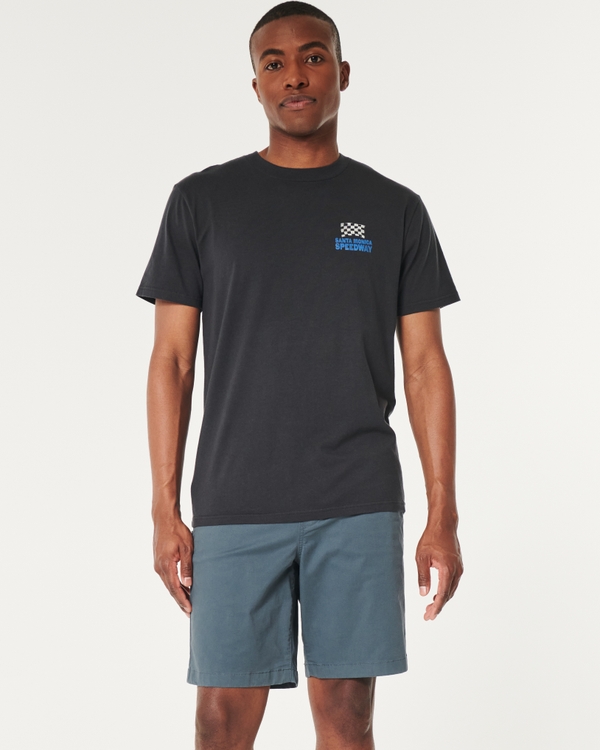 Men's Shorts - Blue & Grey Shorts | Hollister Co.