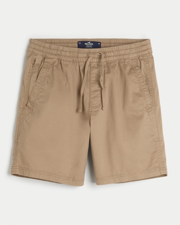 Men s Twill Jogger Shorts 7
