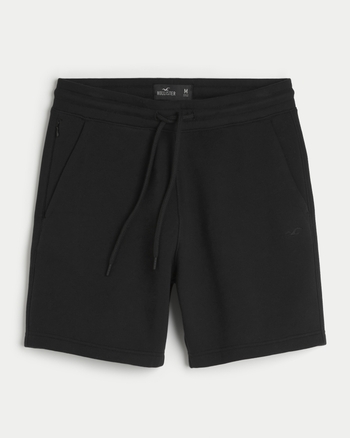 Hollister 5 pack contrast logo boxer briefs in black