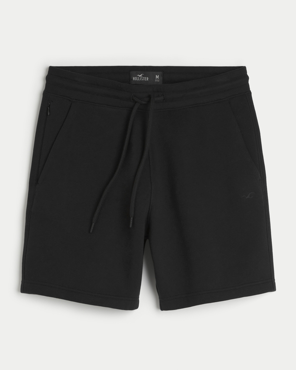 Hollister Co. TECH LOGO - Shorts - black - Zalando