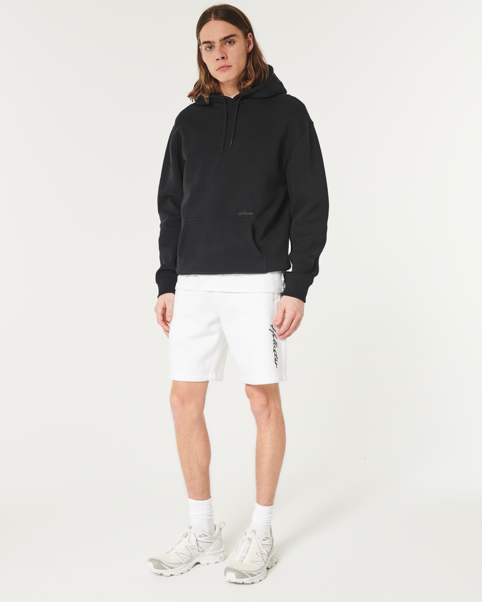 Hollister California Men's Sport Fleece Shorts (Inseam 5) HOM-30 (X-Small,  0226-112) at  Men's Clothing store