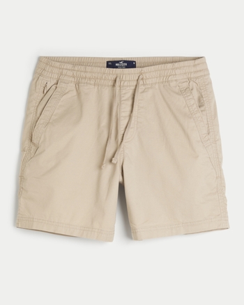 Men s Twill Pull On Shorts 7 Men s Sale HollisterCo