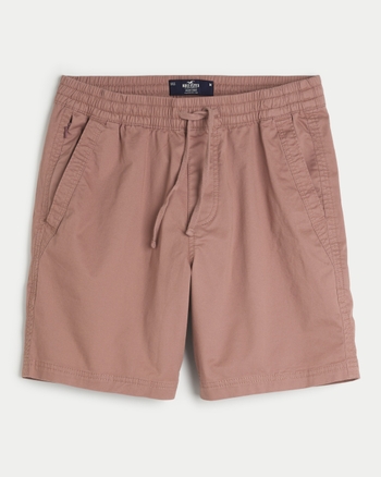 Mens twill jogger shorts deals