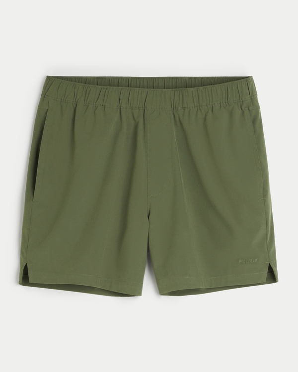 Hybrid Active Shorts 5", Olive