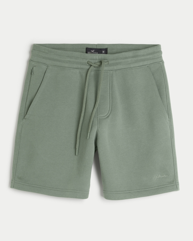 Hollister green outlet shorts