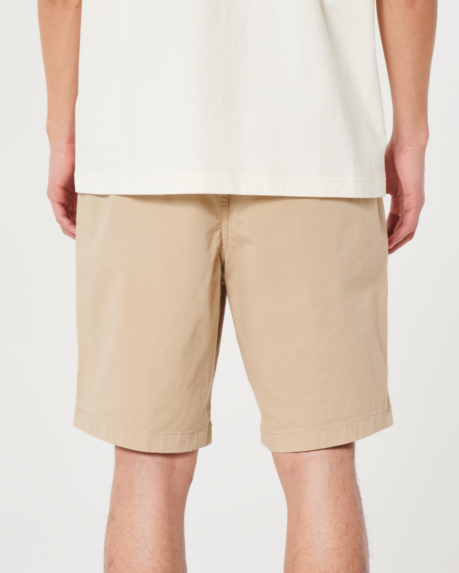 Solid Twill 9 Jogger Shorts