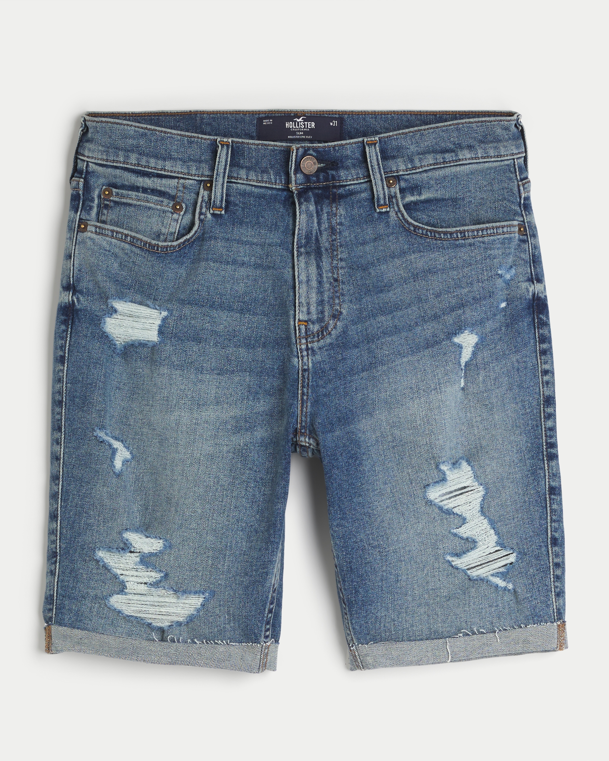 Hollister ripped 2024 jean shorts