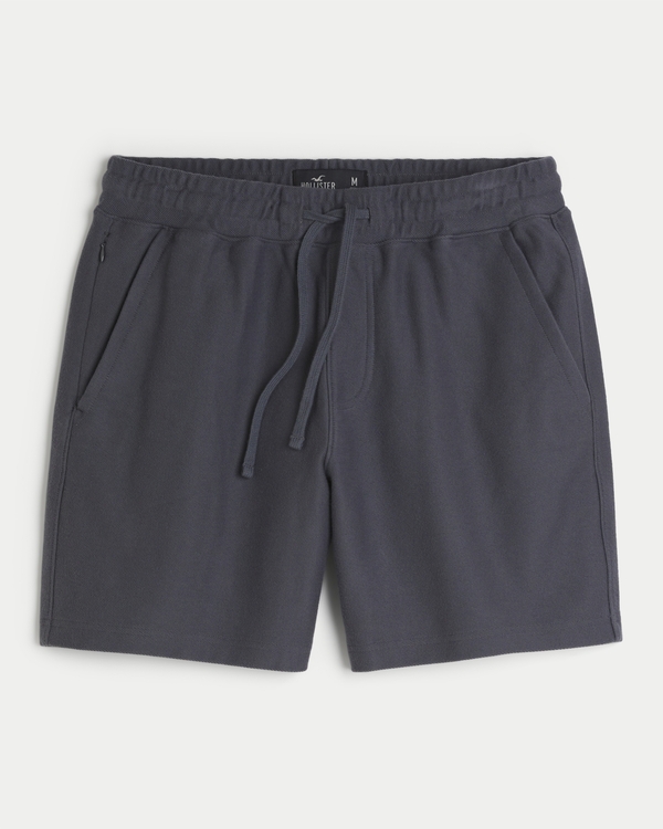 Jersey Twill Shorts 7", Dark Grey