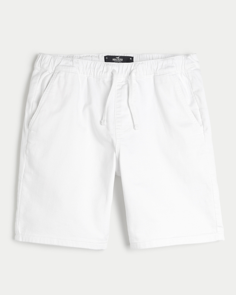 パンツ 21SS th products Jog Shorts Men's Just Like Knit Relaxed Above-the-Knee Denim Jogger