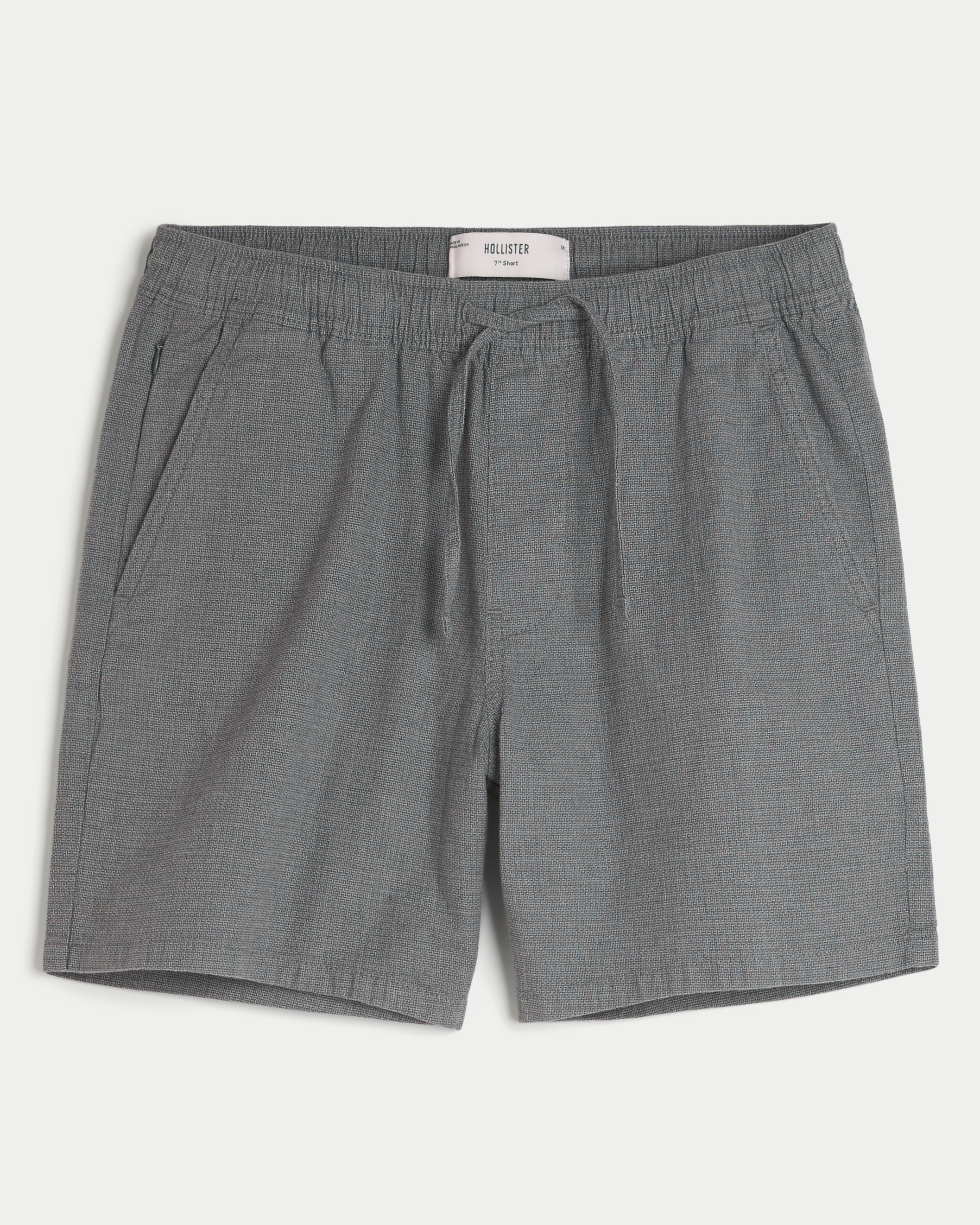 Linen-Blend Pull-On Shorts 7