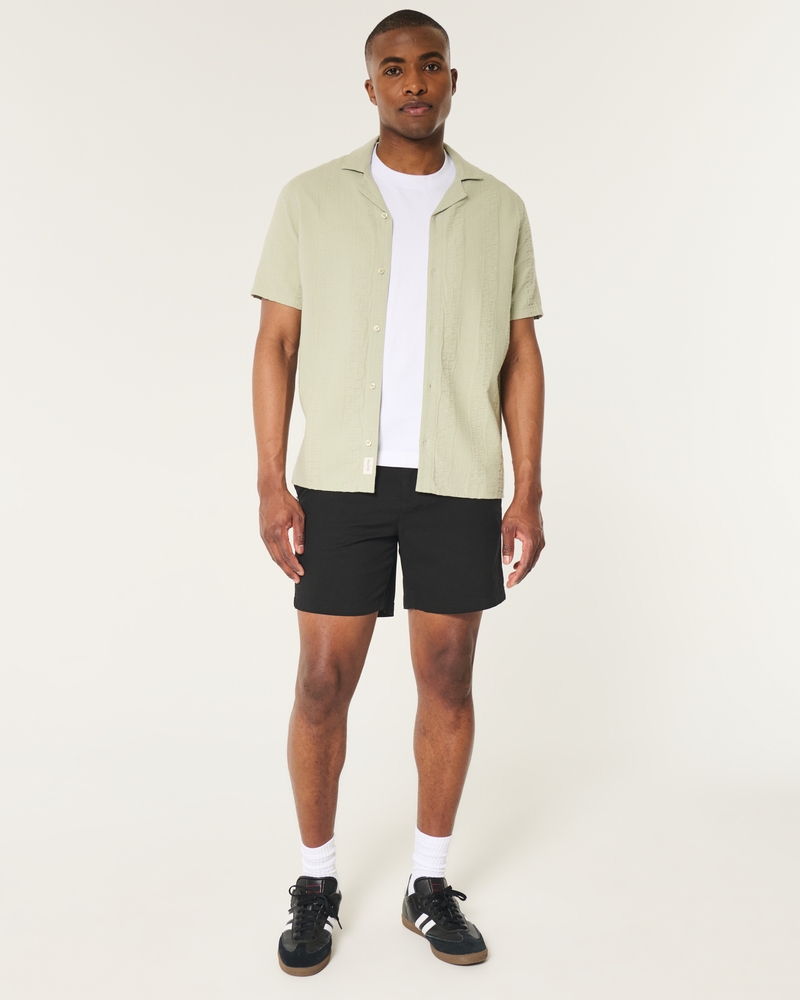 Cooling Flat-Front Shorts 7"