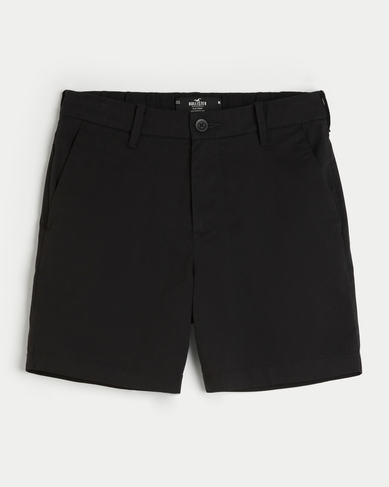 Cooling Flat-Front Shorts 7"