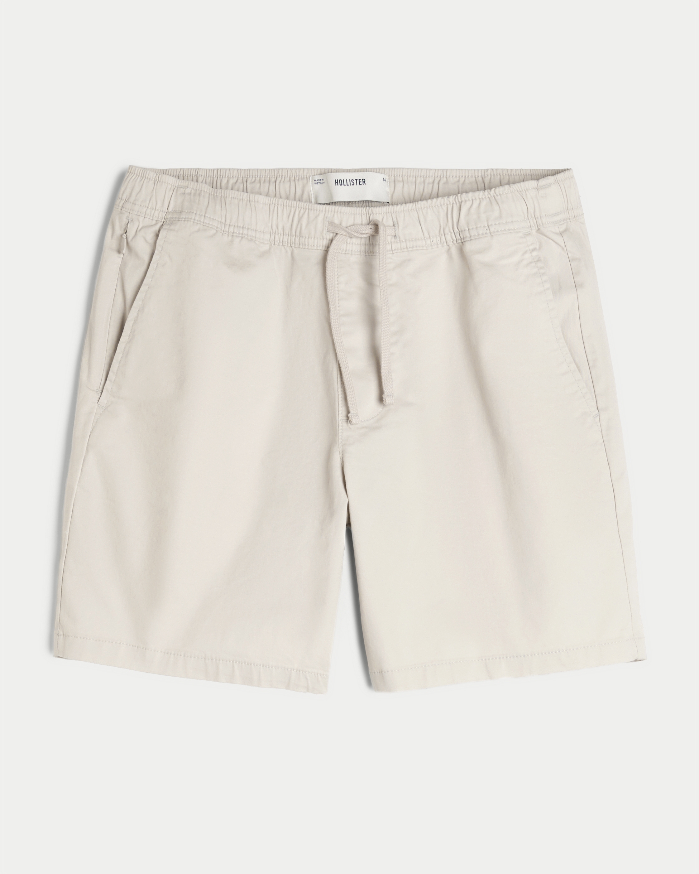 Above-the-Knee Twill Pull-On Shorts